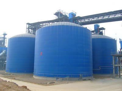 南江水泥钢板库改造